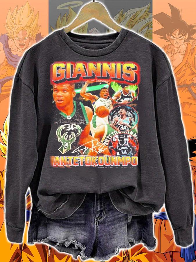 Giannis Antetokounmpo Fear The Deer signature T-shirt sweatshirt