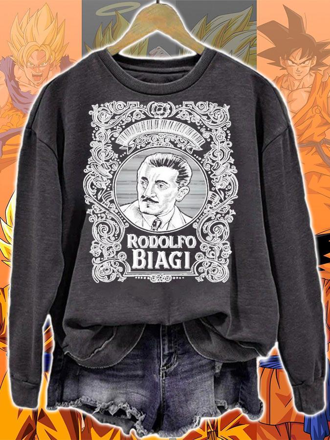 Rodolfo Biagi white printing shirt sweatshirt
