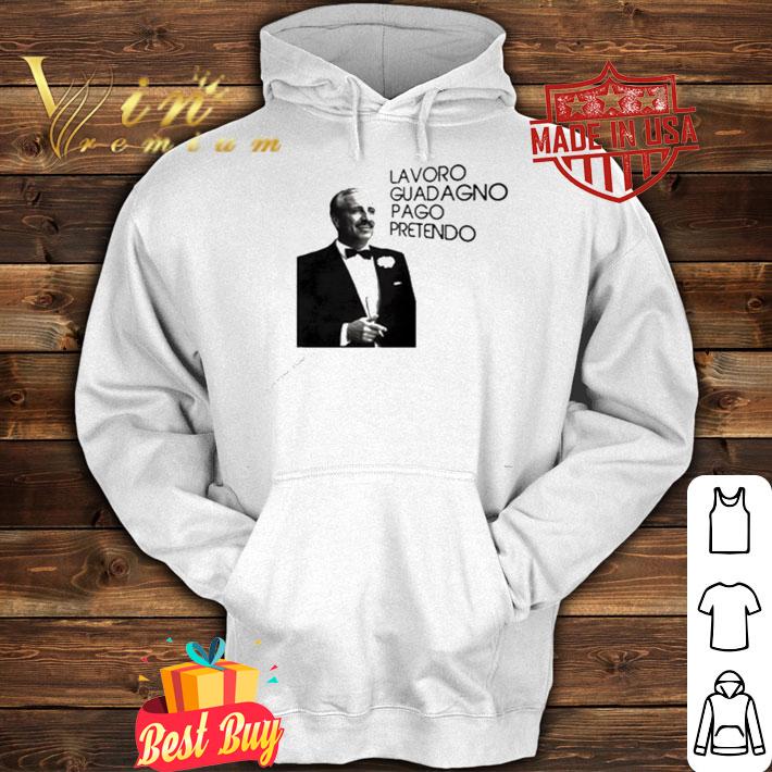 Guido Nicheli Lavoro guadagno pago pretendo shirt hoodie
