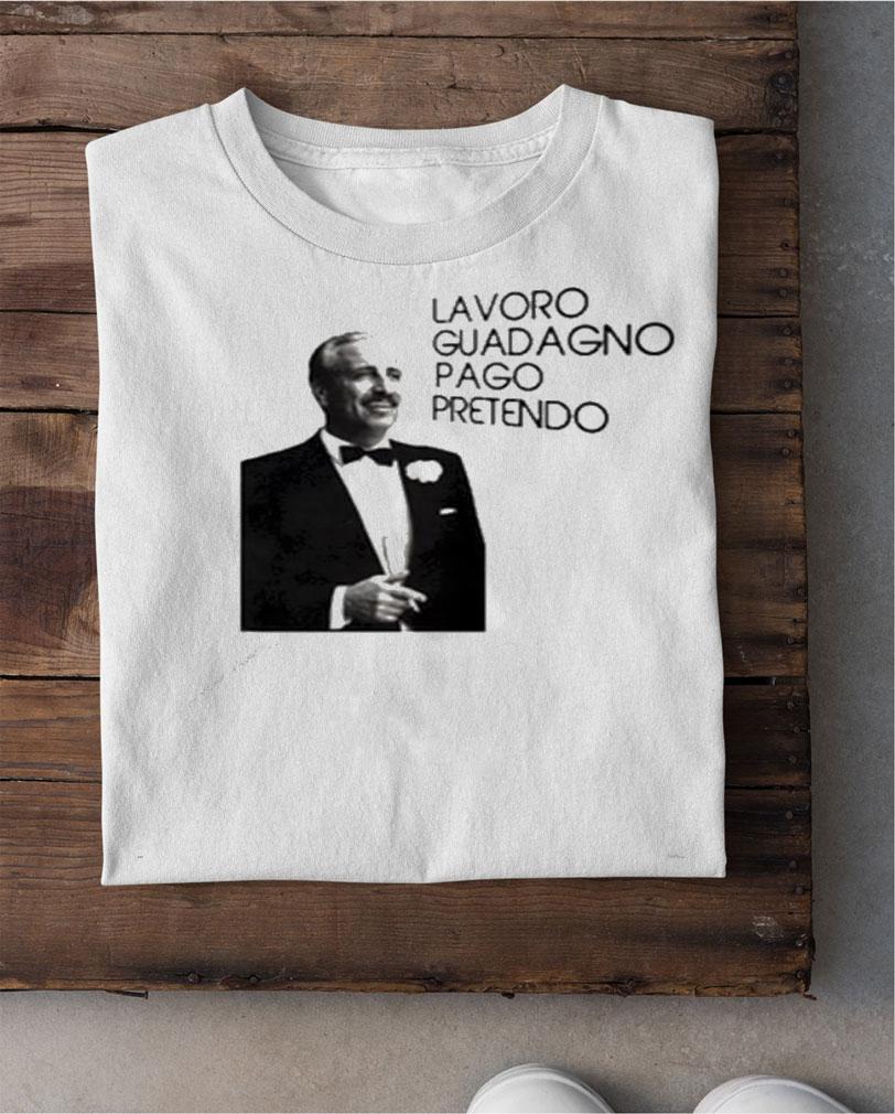 Guido Nicheli Lavoro guadagno pago pretendo shirt shirt