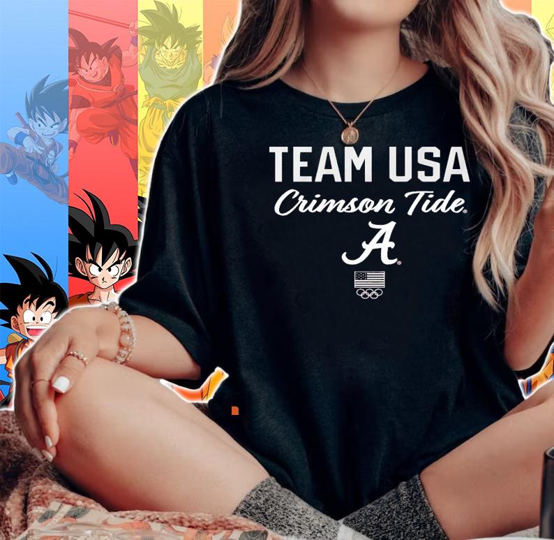 Team USA and Alabama Crimson Tide shirt woman shirt