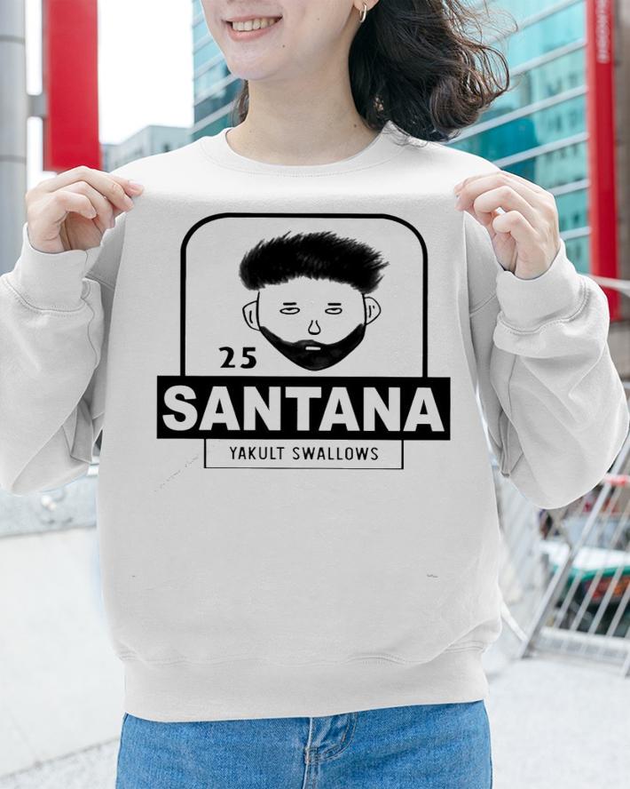 Mingosan 25 Santana Yakult Swallows shirt sweatshirt