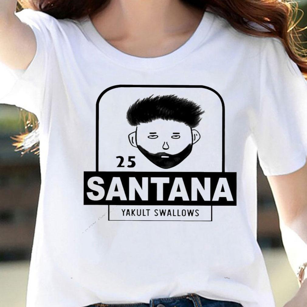 Mingosan 25 Santana Yakult Swallows shirt woman shirt