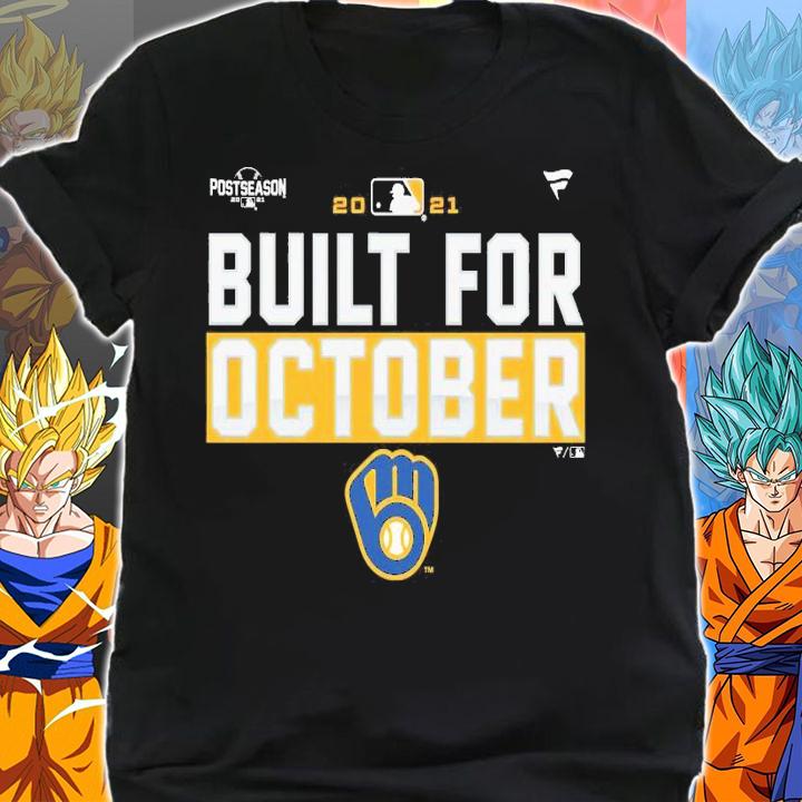 Milwaukee Brewers 2021 Postseason Locker Room Built For October shirt shirt