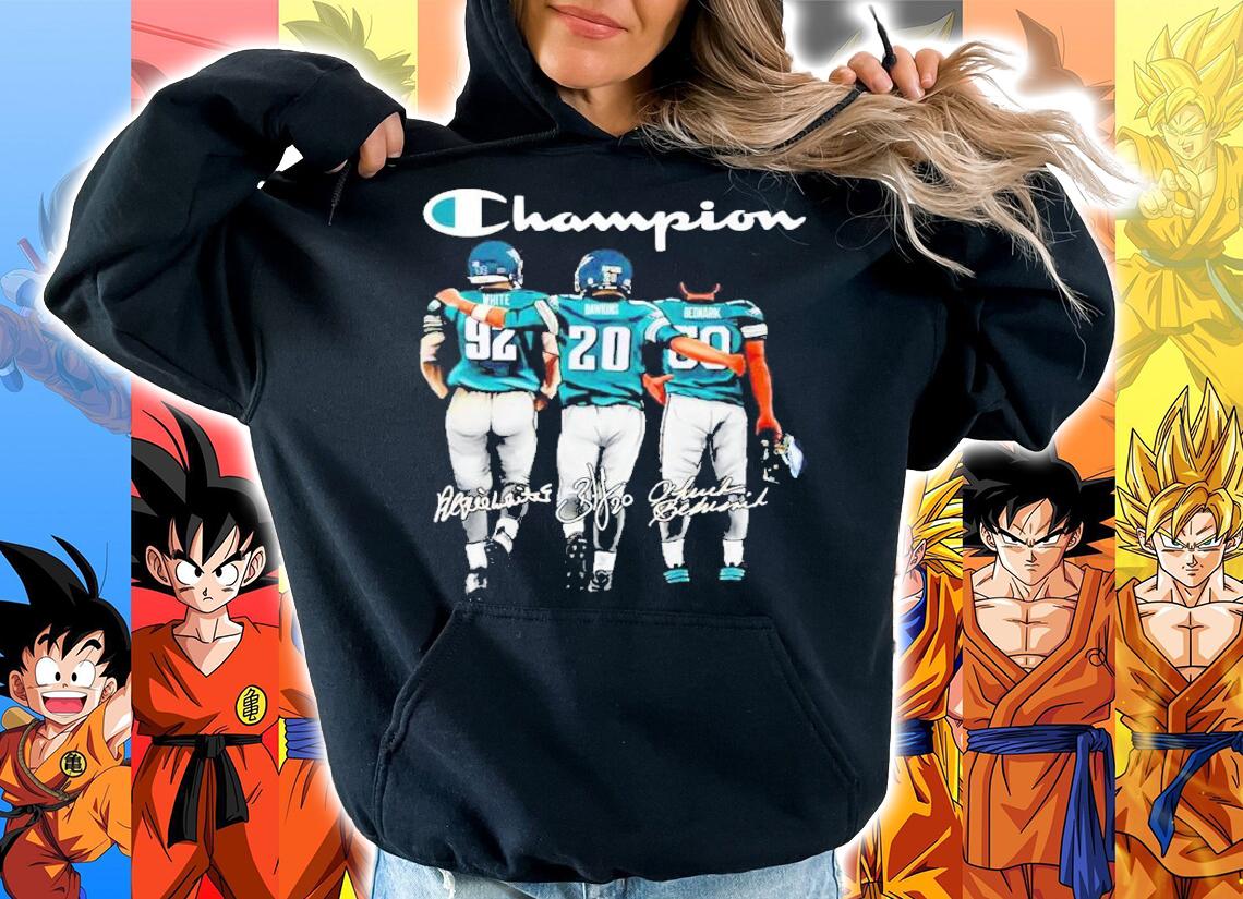 Champion Reggie White Brian Dawkins Chuck Bednarik signatures shirt hoodie