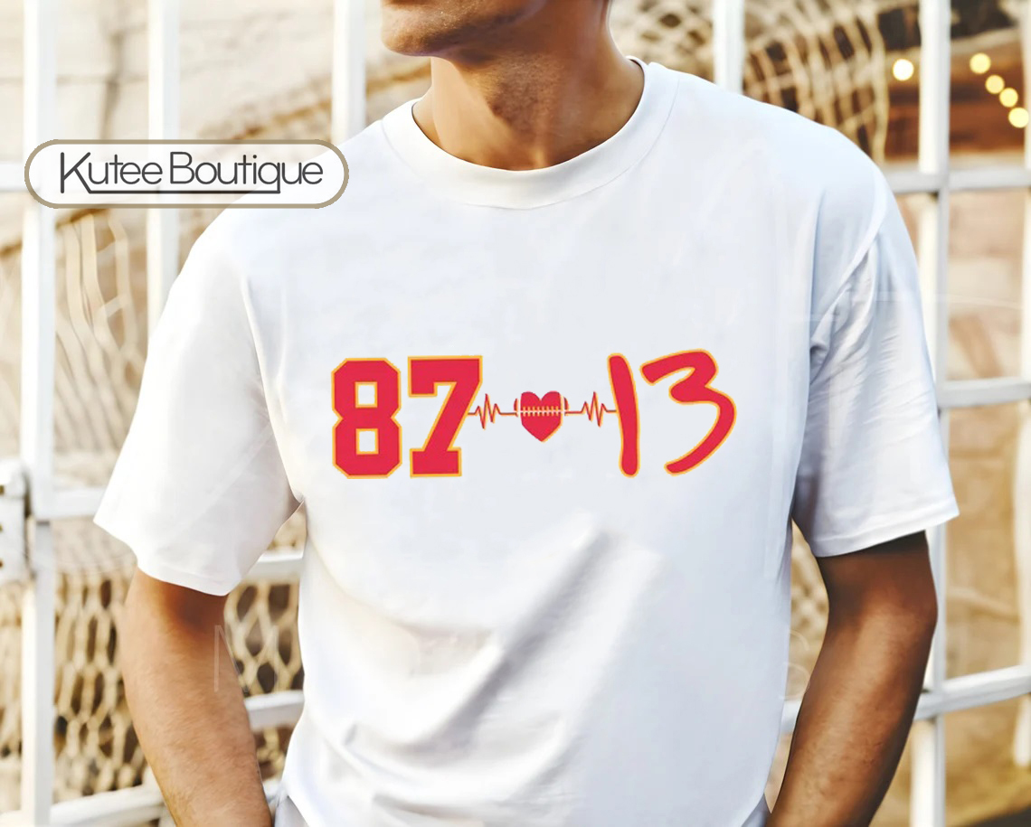 87 13 Kelce Swift Shirt Travis Kelce and Taylor Swift Shirt Travis And Taylor Fan Merchandise