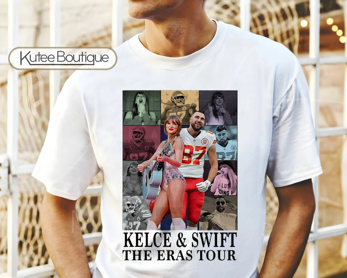 Perfect Travis Kelce and Taylor Swift T-shirt for Football and The Eras Tour Fans Shirt