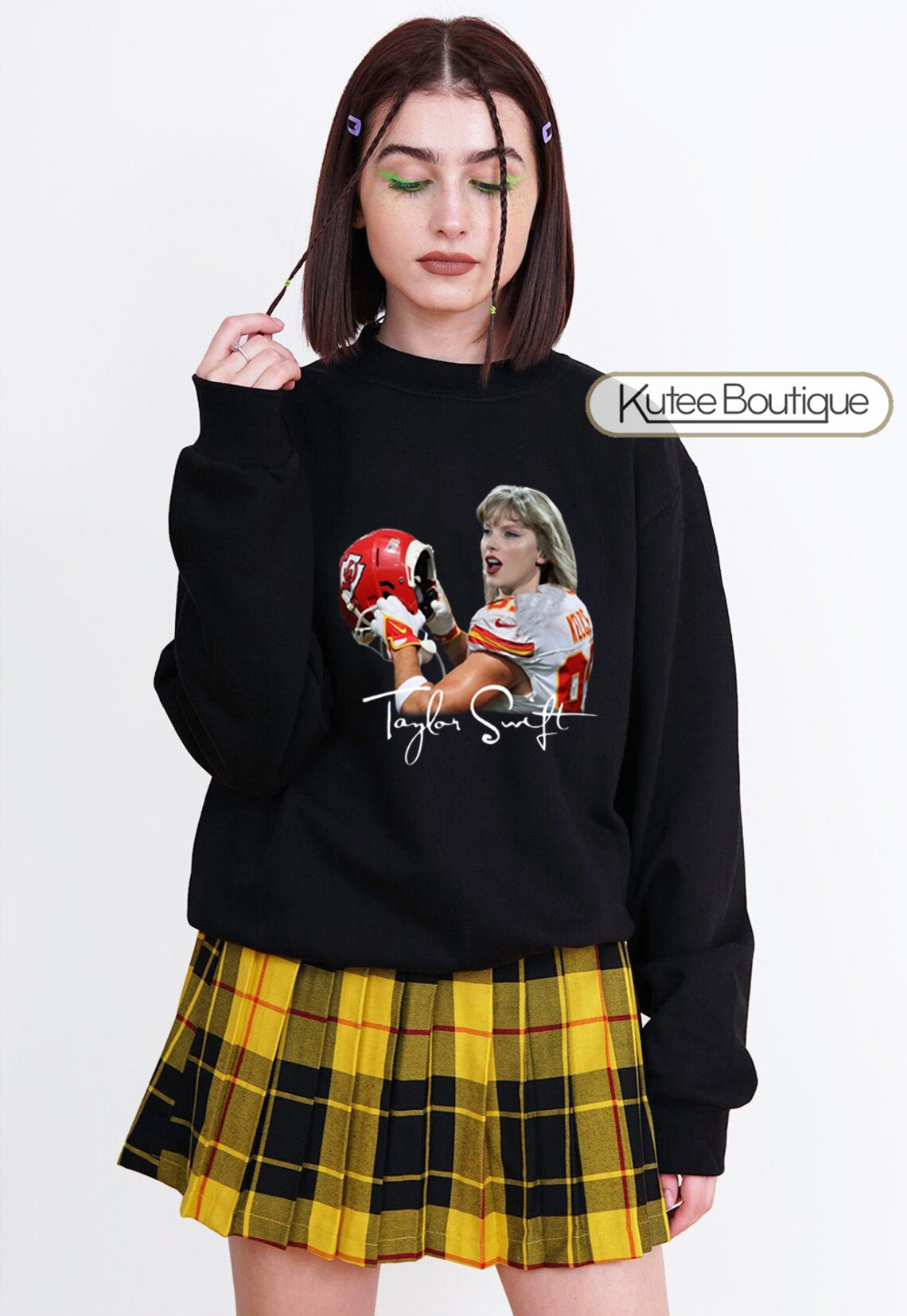 Kelce Swift Taylor Swift X Kansas City Chiefs Travis Kelce Signature Shirt