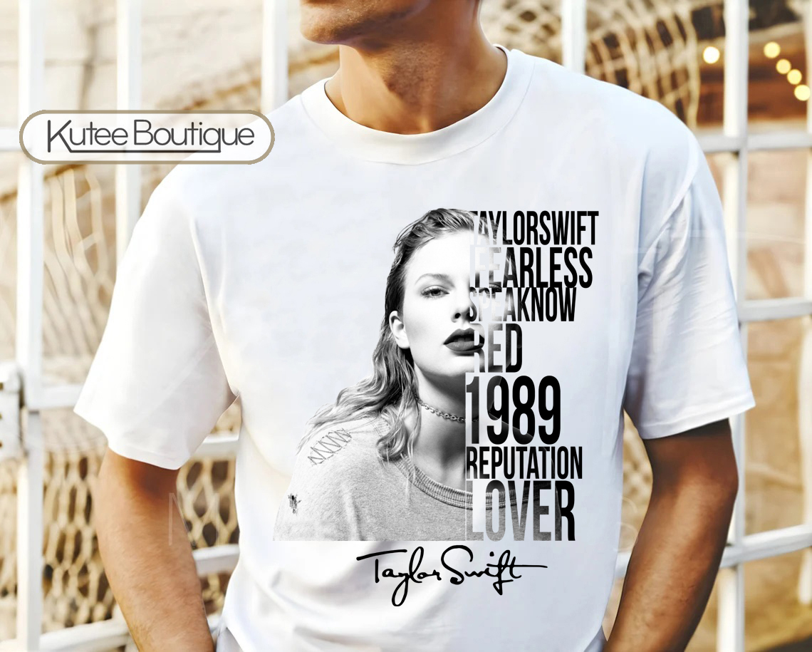 Taylor Swift Signature Red Album Shirt - Iconic Taylor Swift Songs and Style