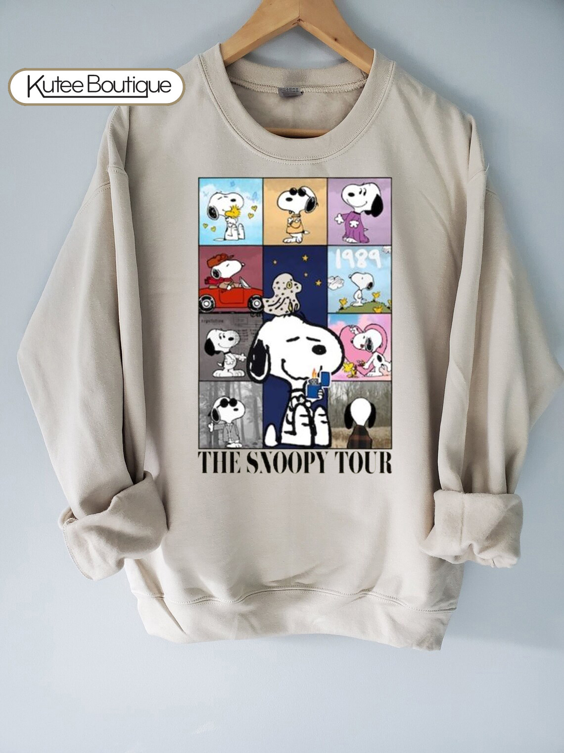 Snoopy Taylor Swift The Eras Tour Peanuts Snoopy Woodstock Shirt