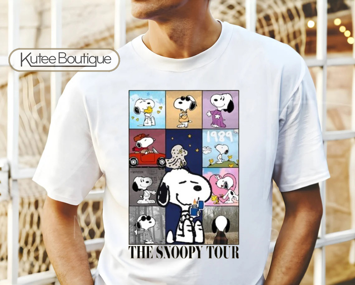 Snoopy Taylor Swift The Eras Tour Peanuts Snoopy Woodstock Shirt