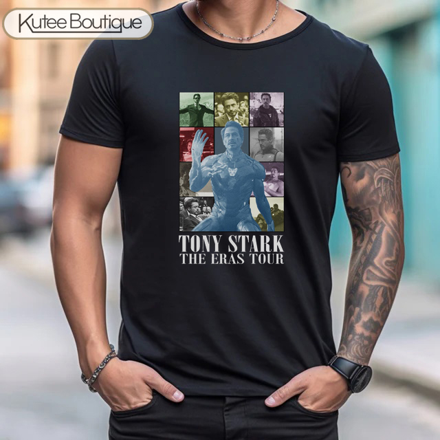 Tony Stark The Eras Tour Taylor Swift Mashup Iron Man Shirt