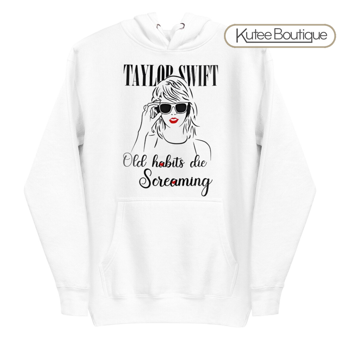 The Black Dog Taylor Swift Old Habits Die Screaming T-Shirt