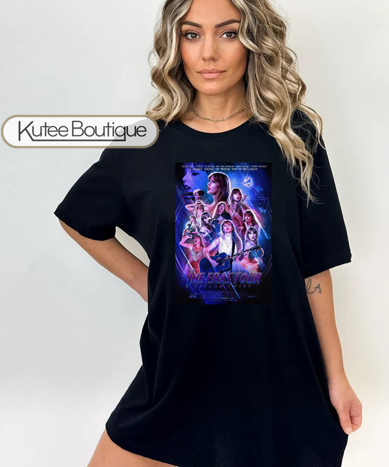 The Eras Tour Taylor Swift Mashup Marvel Avengers Endgame Poster Shirt