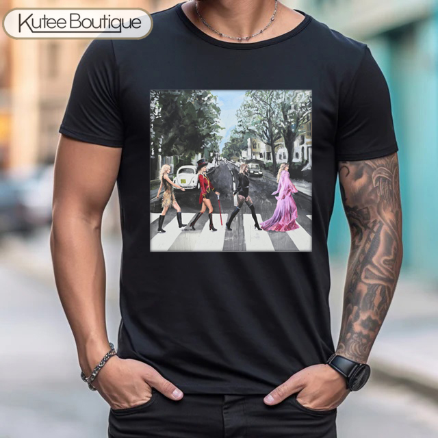 Taylor Swift Abbey Road Taylor's Version Eras Tour The Beatles T-Shirt