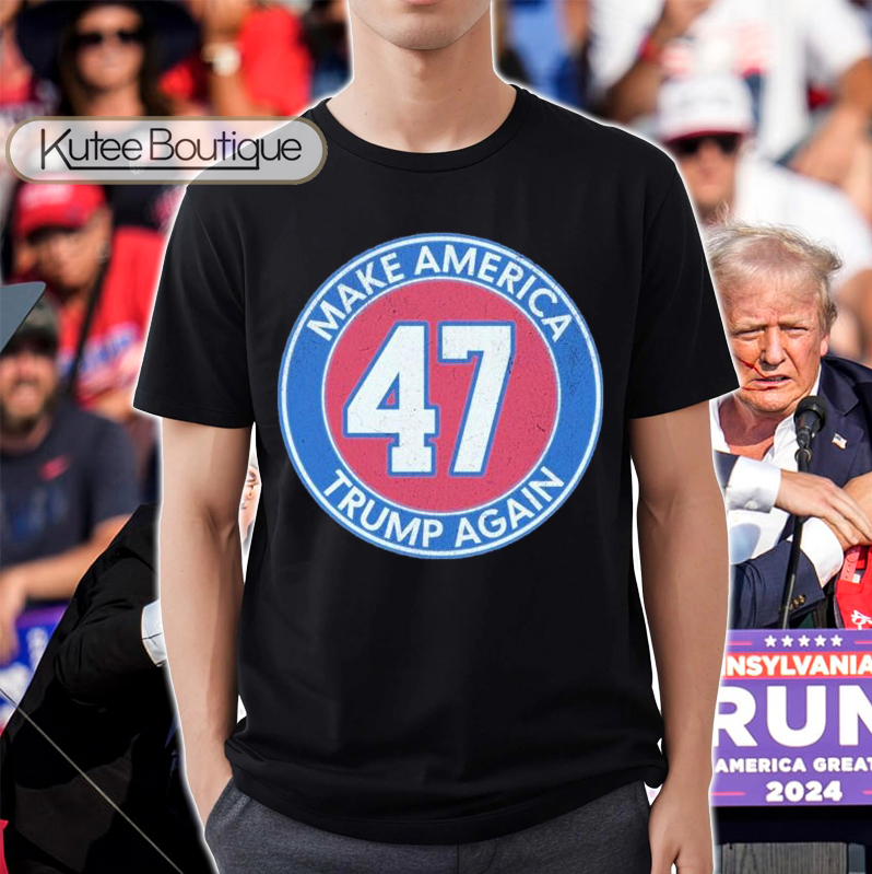 Make America Donald Trump Again MAGA 47th 2024 Survived Shot Election Rally T-Shirt