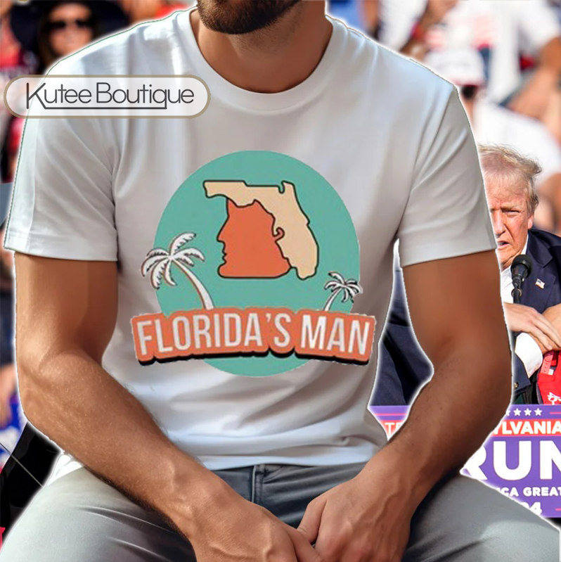 Florida's Man Donald Trump Fight Survived Shot 2024 T-Shirt