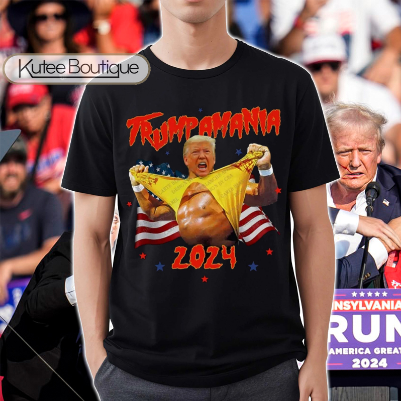 Trump Vance Hulk Hogan Trumpamania MAGA 2024 President Victory T-Shirt