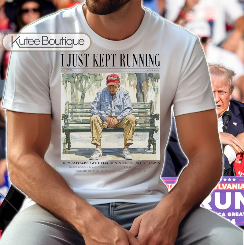 Forrest Trump MAGA 2024 Forrest Gump Donald Trump Bubba Gump T-Shirt