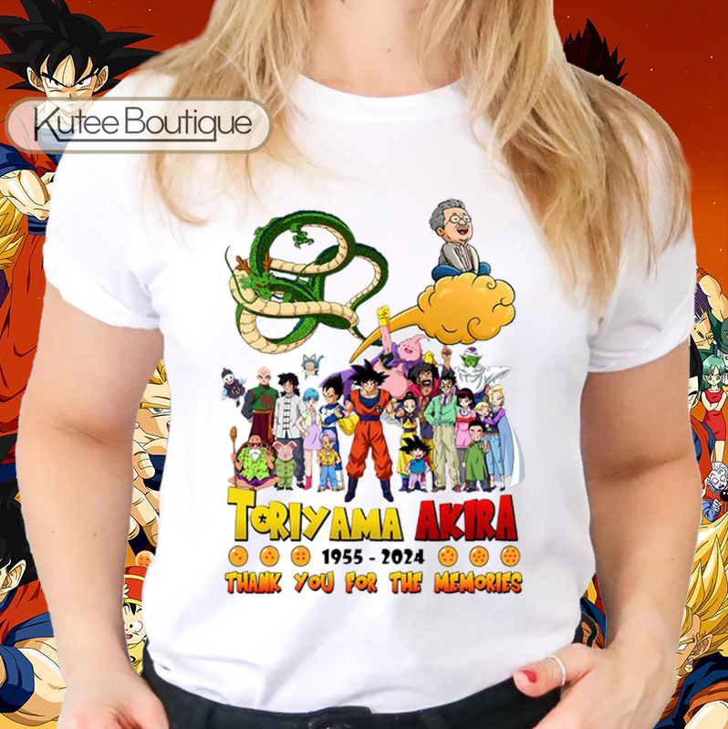 Son Goku and Friends Dragon Ball Z Akira Toriyama 1955-2024 T-Shirt