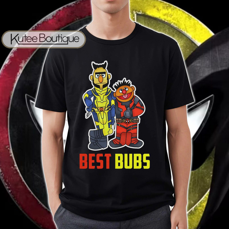 Best Bubs The Muppets Marvel Deadpool And Wolverine Cosplay Together Shirt