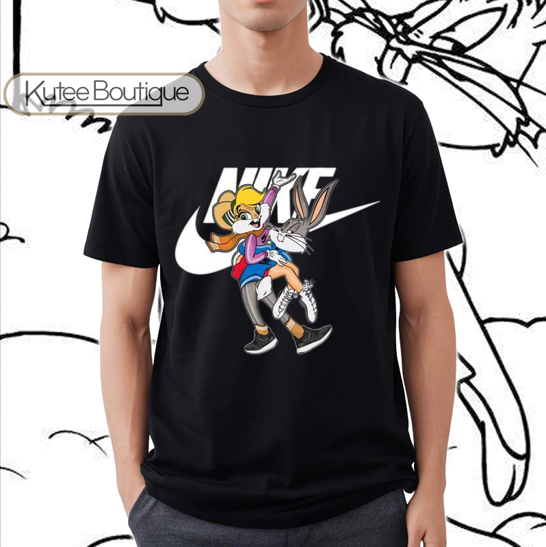 Nike Bugs Bunny Lola Dance Looney Tunes Cartoon Just Do It T-Shirt
