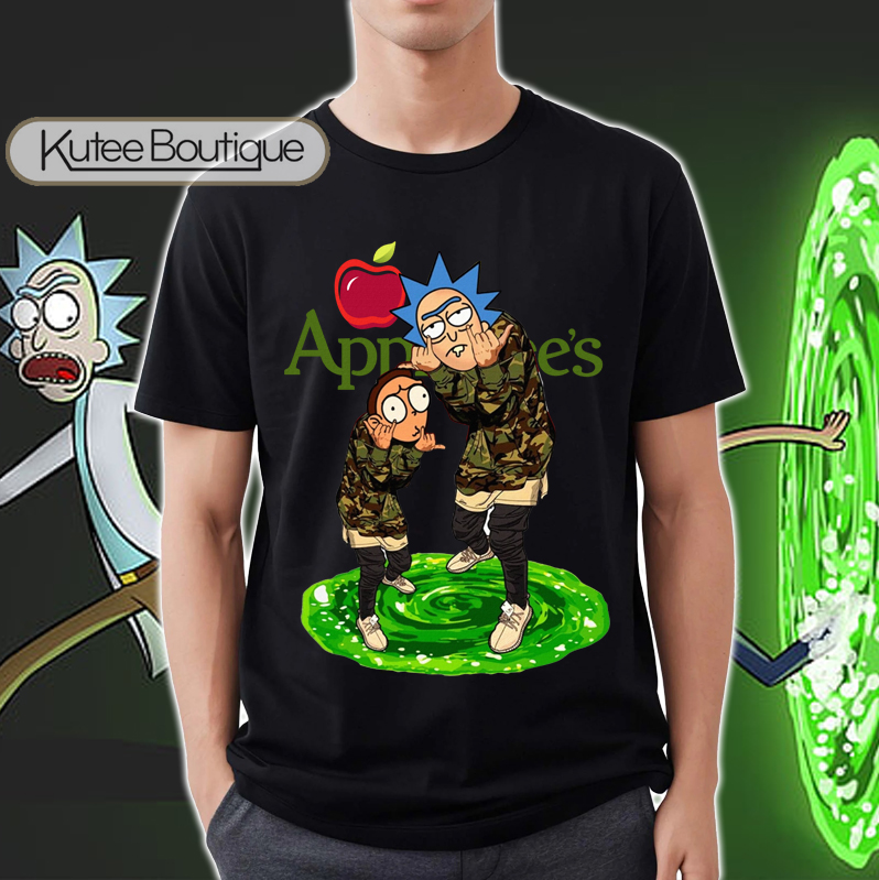 Rick And Morty Applebee's Crossover T-Shirt
