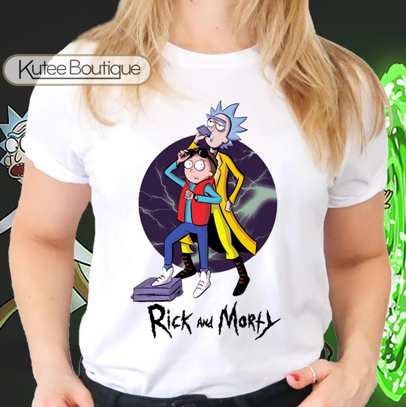 Rick And Morty Version Back To The Future T-Shirt