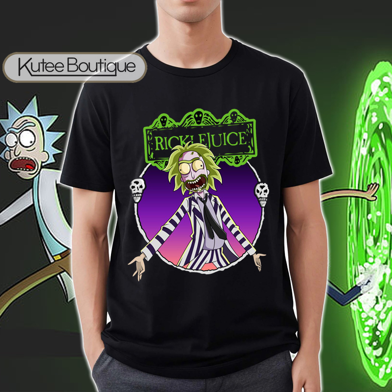 Rick And Morty Rickle Juice Beetlejuice Beetlejuice Rick Sanchez T-Shirt