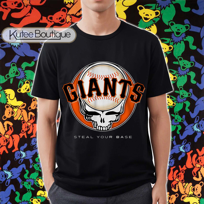 San Francisco Giants Grateful Dead Steal Your Base T-Shirt