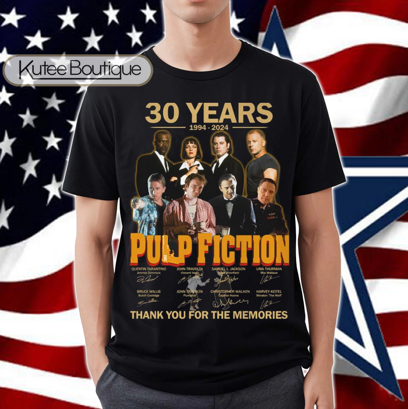 Pulp Fiction 30 Years 1994-2024 Autograph T-Shirt