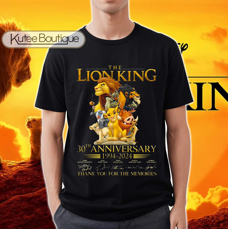 The Lion King 30 Years 1994-2024 Autograph T-Shirt