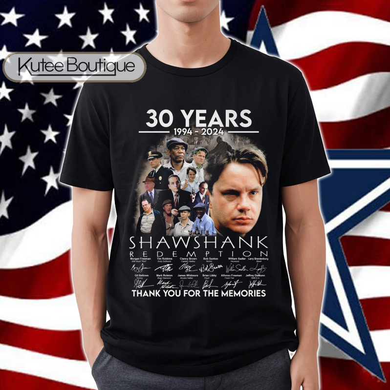 The Shawshank Redemption 30 Years 1994-2024 Autograph T-Shirt