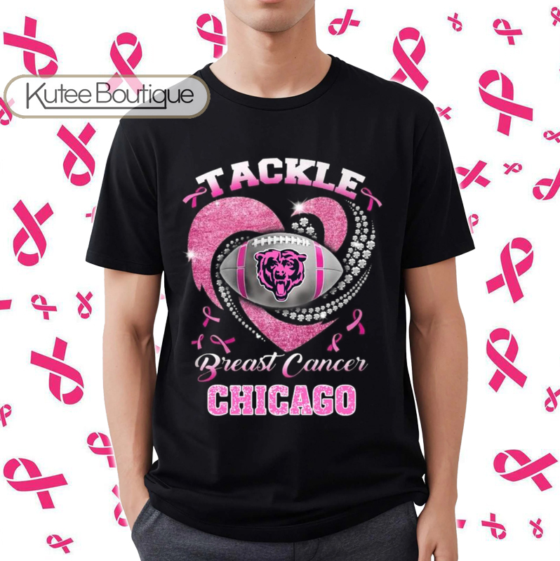 Chicago Bears Tackle Breast Cancer Awareness NFL T-Shirt