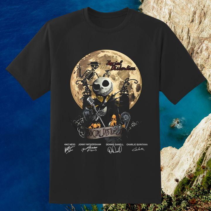 Jack Skellington Social Distortion Rock Band Halloween T-Shirt