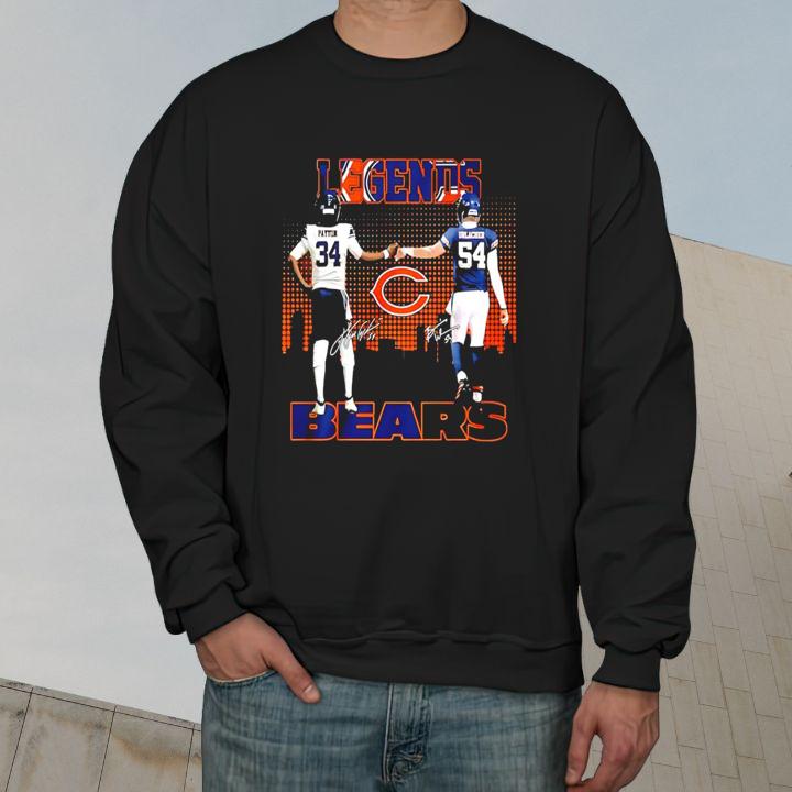 Chicago Bears The Legends Walter Payton Brian Urlacher Signatures T-Shirt sweatshirt