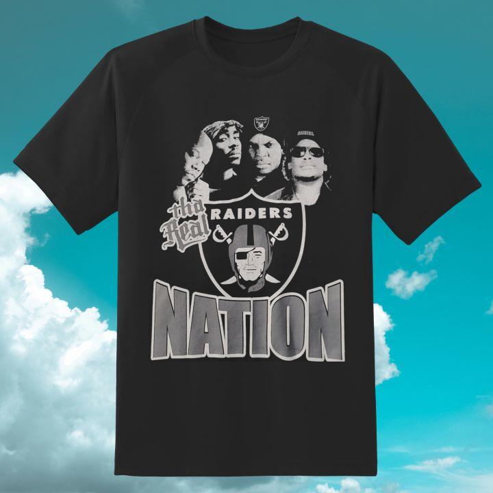 Shop The Real Raiders Nation Tupac Ice Cube Shirt – Limited Edition!