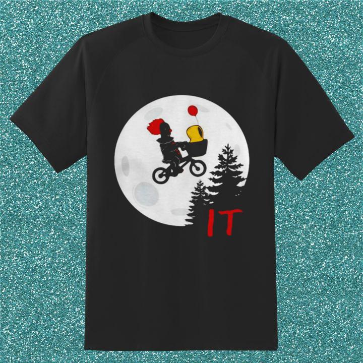 Pennywise Bicycle Moon Halloween Tee: Terrify & Ride in Style