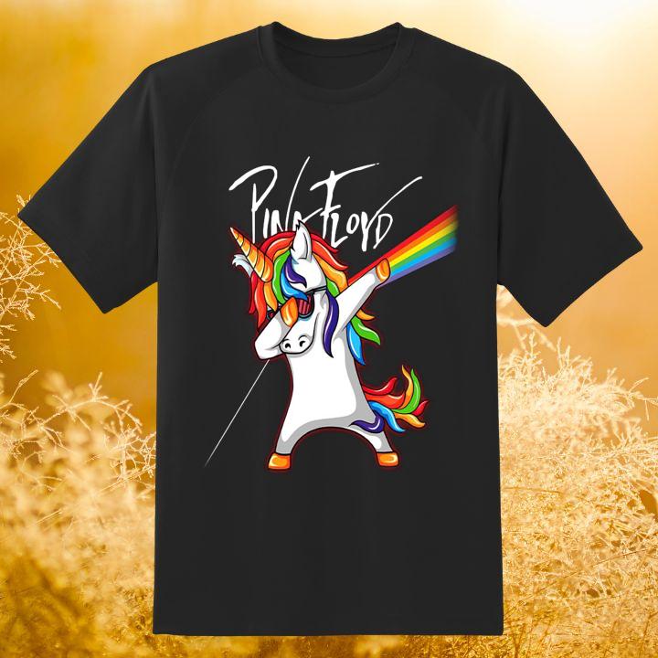 Official Dabbing Unicorn Pink Floyd Dark Side Of The Moon T-Shirt