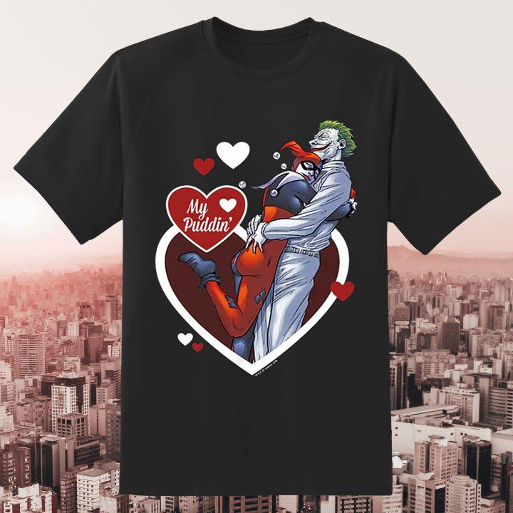 Joker Harley Quinn My Puddin' Dc Comics Valentine'S Day T-Shirt