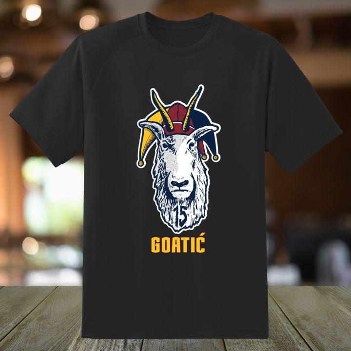 Premium Goat Nikola Jokic 15 Denver Nuggets Goatic T-Shirt