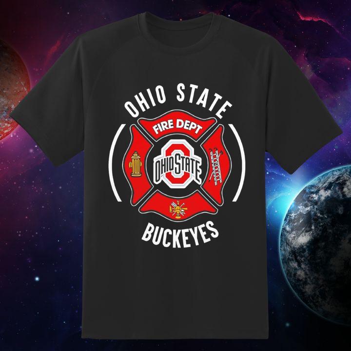Ohio State Buckeyes Firefighter Logo T-Shirt
