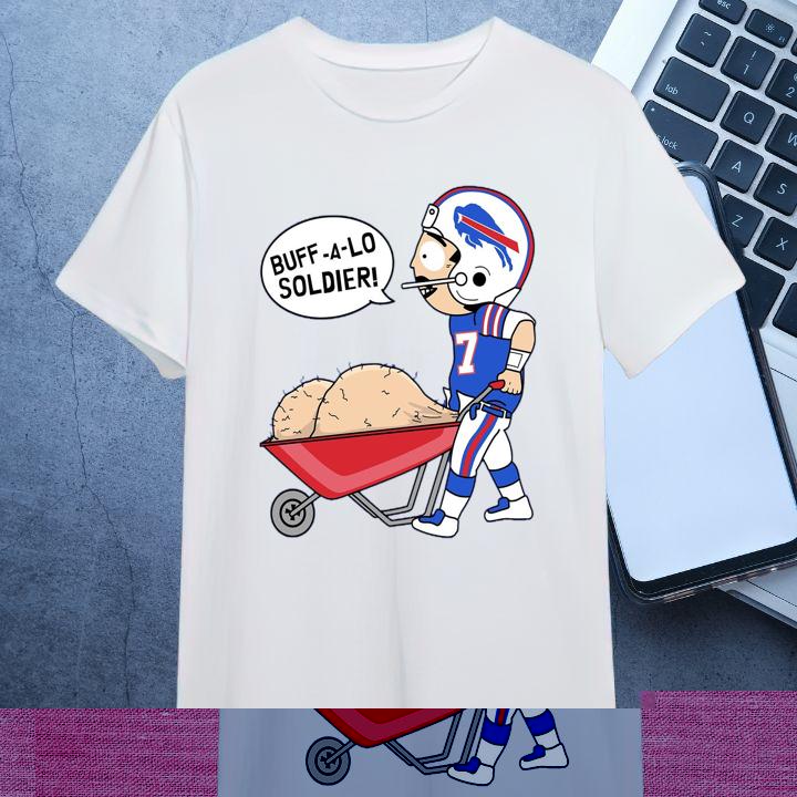 The South Park Buff-A-Lo Soldier Buffalo Bills T-Shirt