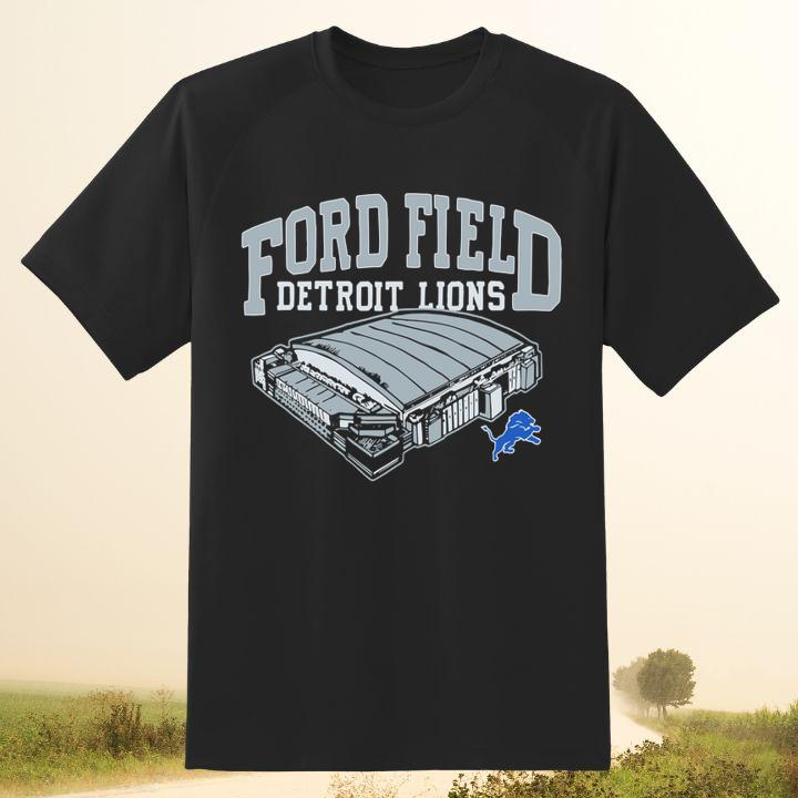 Detroit Lions Ford Field Stadium T-Shirt