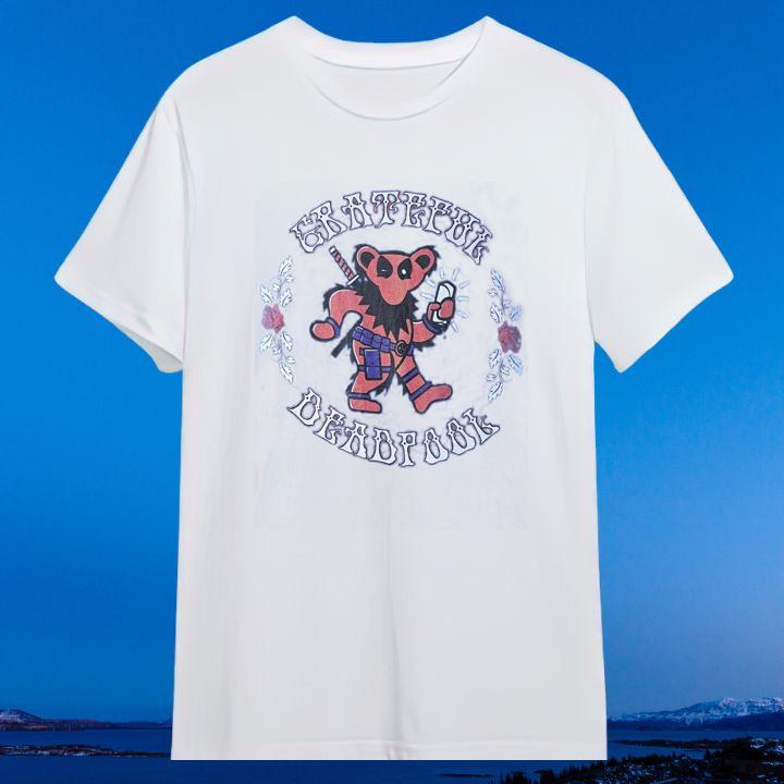 Funny Grateful Deadpool Grateful Dead Dancing Bear Shirt
