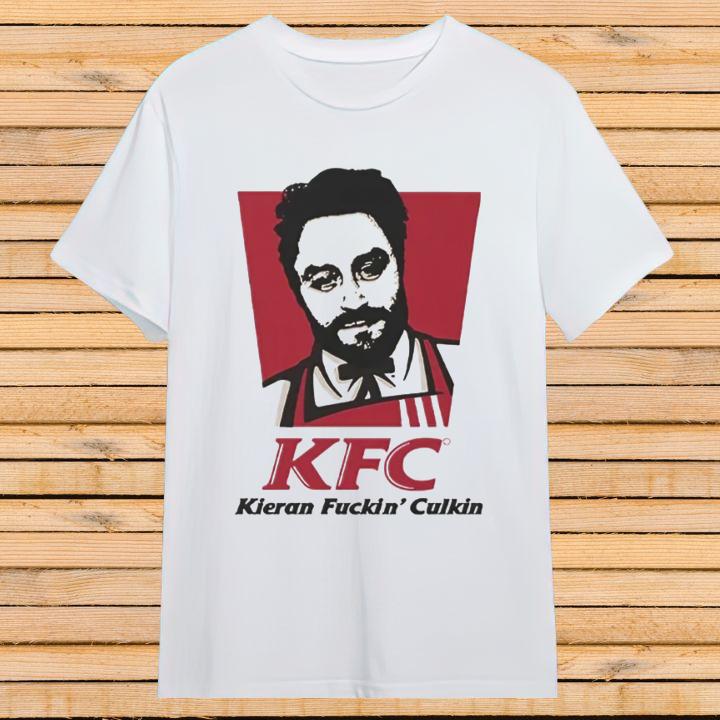 Kieran Culkin Actor Oscars 2025 Parody Kfc Kieran Fuckin' Culkin T-Shirt
