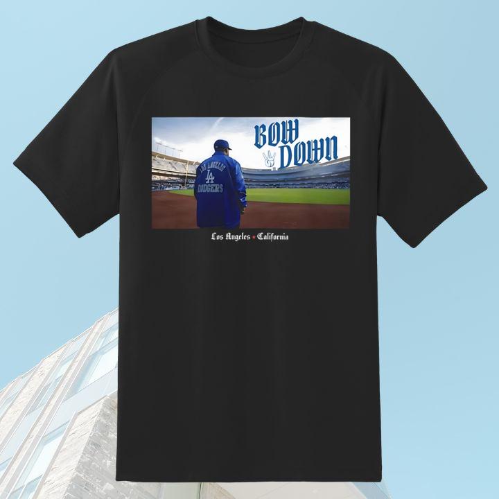 Ice Cube Los Angeles Dodgers Bow Down Shirt