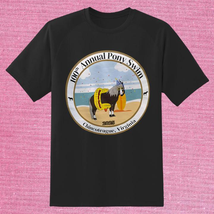 Chincoteague Pony Swim 2025 Shirt - 100th Annual VA Souvenir