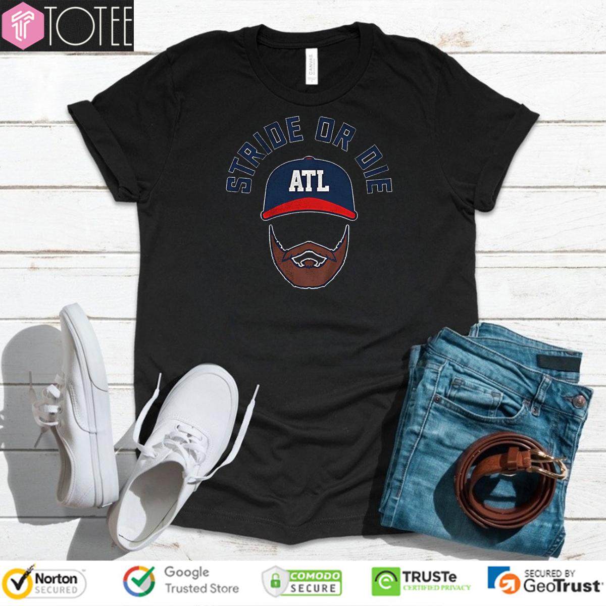 Spencer Strider Stride Or Die Atlanta Braves T-Shirt