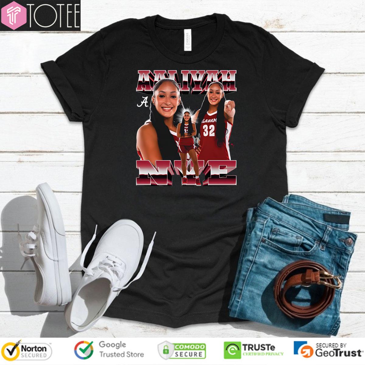 Aaliyah Nye Alabama Crimson Tide Womens Basketball Shirt
